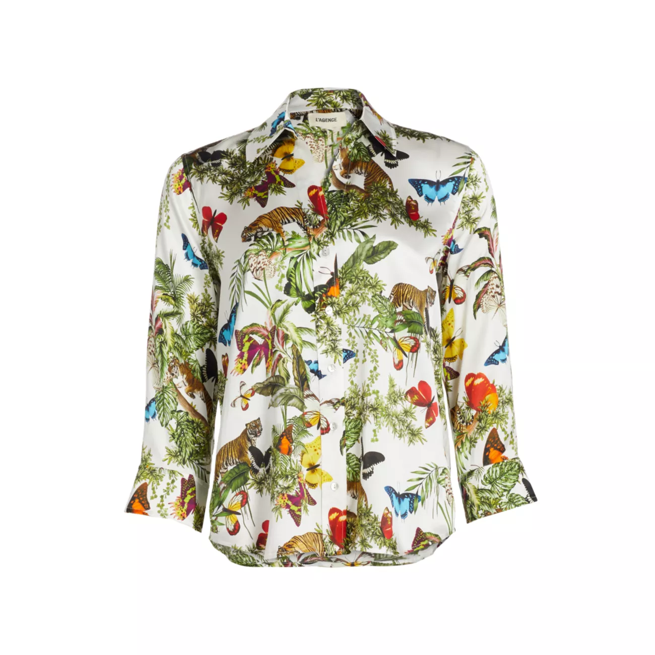 Блузка Dani из тропического шелка L'AGENCE