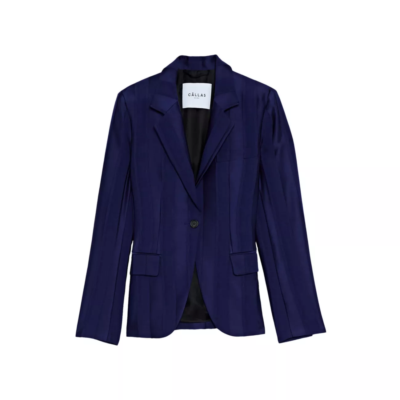 Классический пиджак в полоску на одной пуговице James Callas Milano