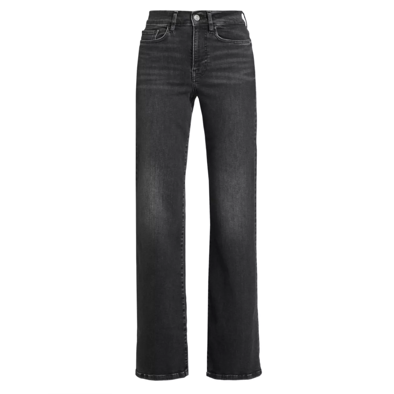 Прямые эластичные джинсы Le Slim со средней посадкой FRAME