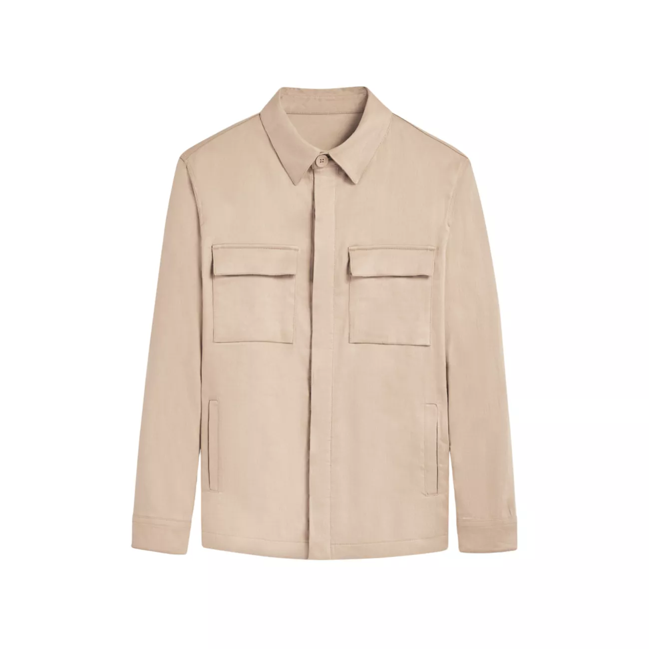 Белье и усилитель; Куртка-рубашка на пуговицах из смесового хлопка BUGATCHI