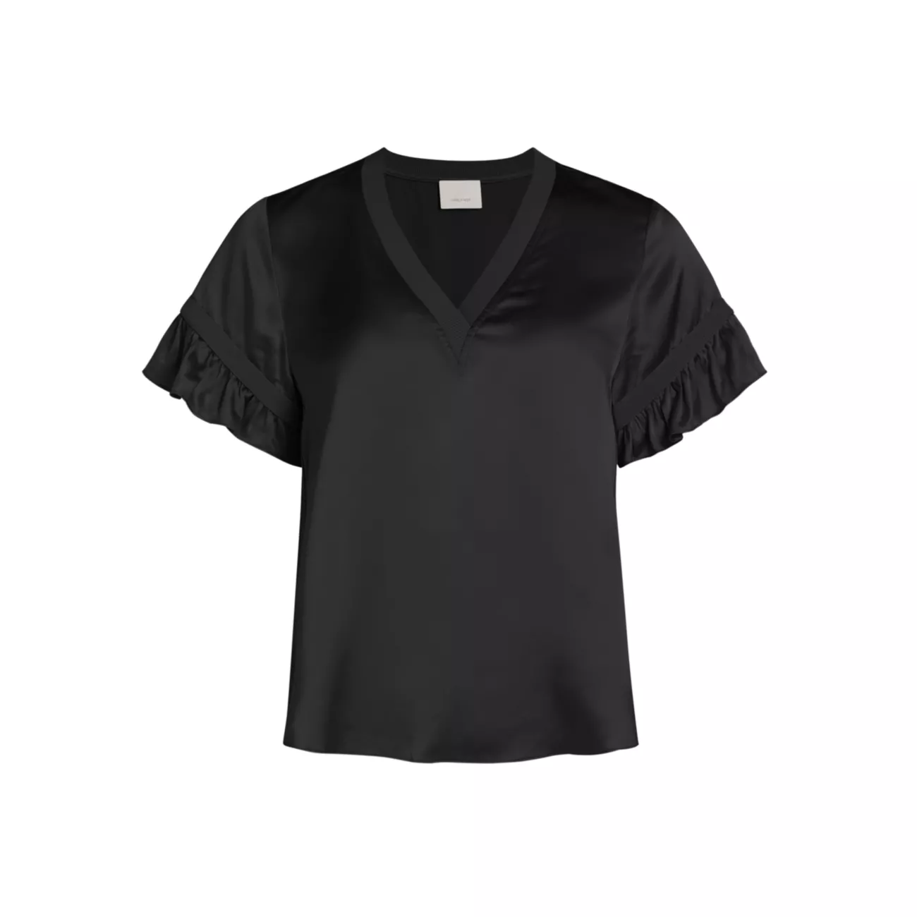 Шелковая блузка Linnea с v-образным вырезом Cinq a Sept