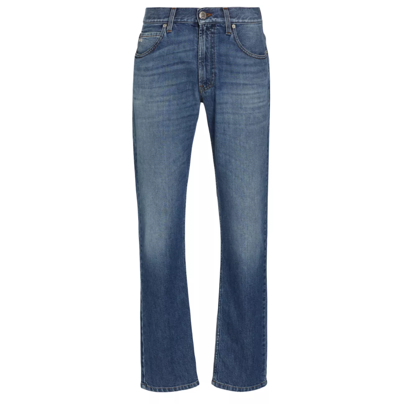 Расклешенные джинсы с пятью карманами Emporio Armani