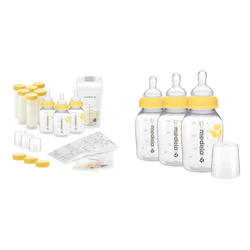 Набор для хранения и кормления Medela | Бутылочки для хранения грудного молока, соски, пакеты для хранения грудного молока | Без BPA Medela