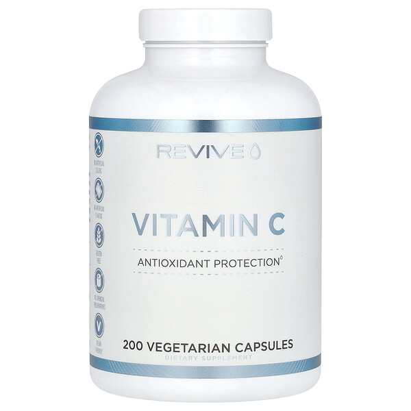 Витамин С, 200 вегетарианских капсул RéVive