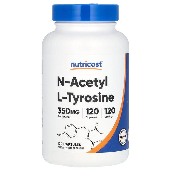 N-Acetyl L-Tyrosine - 350 мг - 120 капсул - Nutricost Nutricost