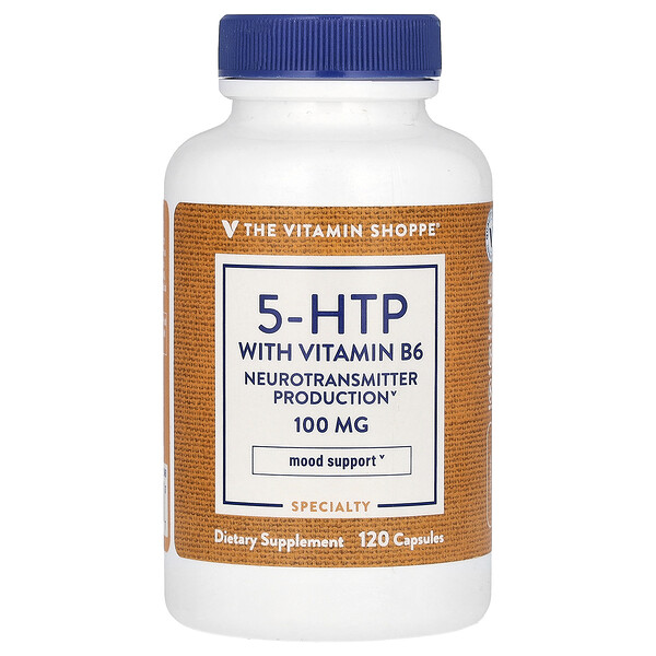 5-HTP с витамином B6, 120 капсул The Vitamin Shoppe