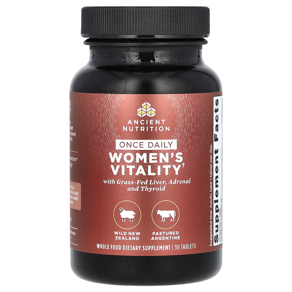 Once Daily Women's Vitality, 30 Tablets (Таблетки) Ancient Nutrition