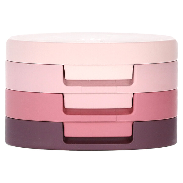 Beauty Bento, Bouncy Chrome, мерцающее и матовое трио, букет из 17 розовато-лиловых оттенков, 4,1 г (0,14 унции) Kaja