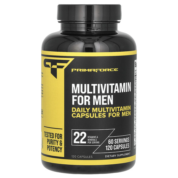 Мультивитамин для мужчин - 120 капсул - Primaforce Primaforce