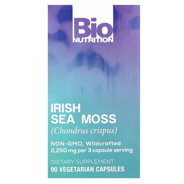 Ирландский морской мох, 90 вегетарианских капсул Bio Nutrition