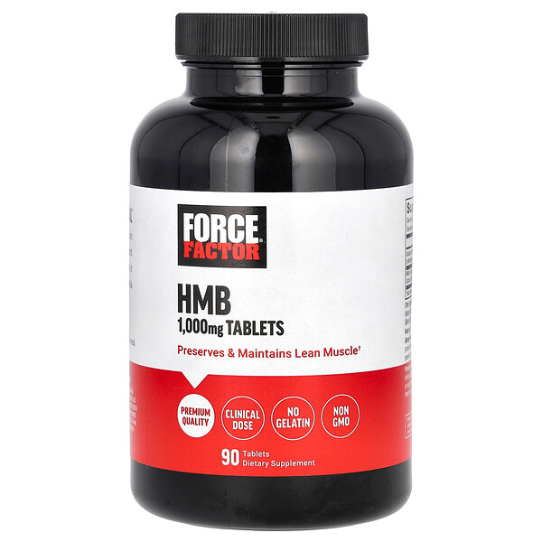 HMB, 1000 мг, 90 таблеток Force Factor