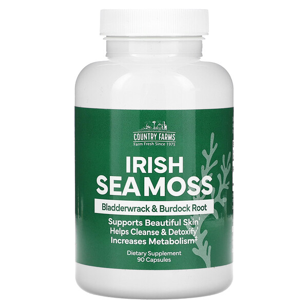 Ирландский морской мох, 90 капсул Country Farms