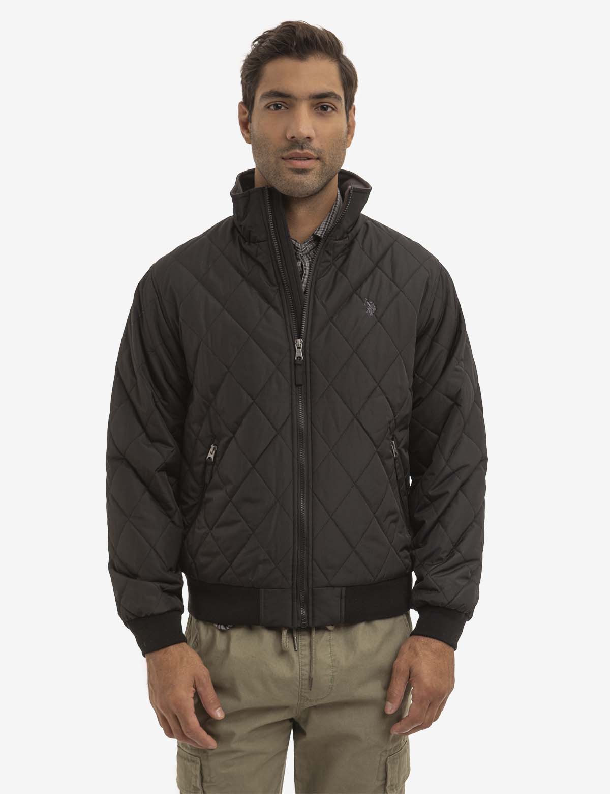 Мужская Повседневная куртка U.S. POLO ASSN. DIAMOND QUILTED FLEECE U.S. POLO ASSN.