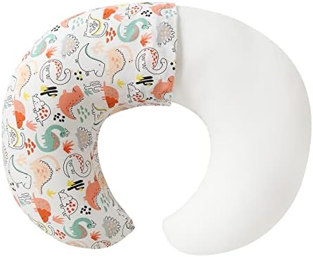 Baby Nursing Pillow and Body Positioner for Breastfeeding and Bottle Feeding for Baby Boys and Girls, Breast Feeding Pillow for Propping Baby, Tummy Time, Sitting Support, Naked Pillow QUENESS BABY