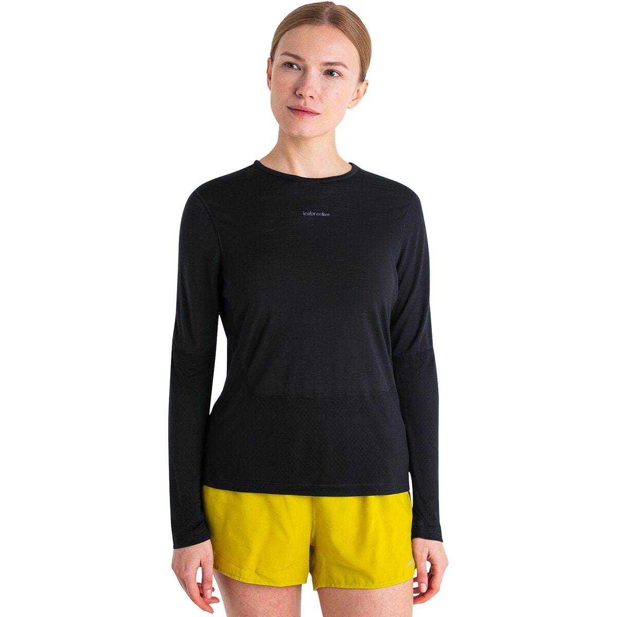 Футболка Merino 125 ZoneKnit Energy Wind с длинными рукавами — женская Icebreaker