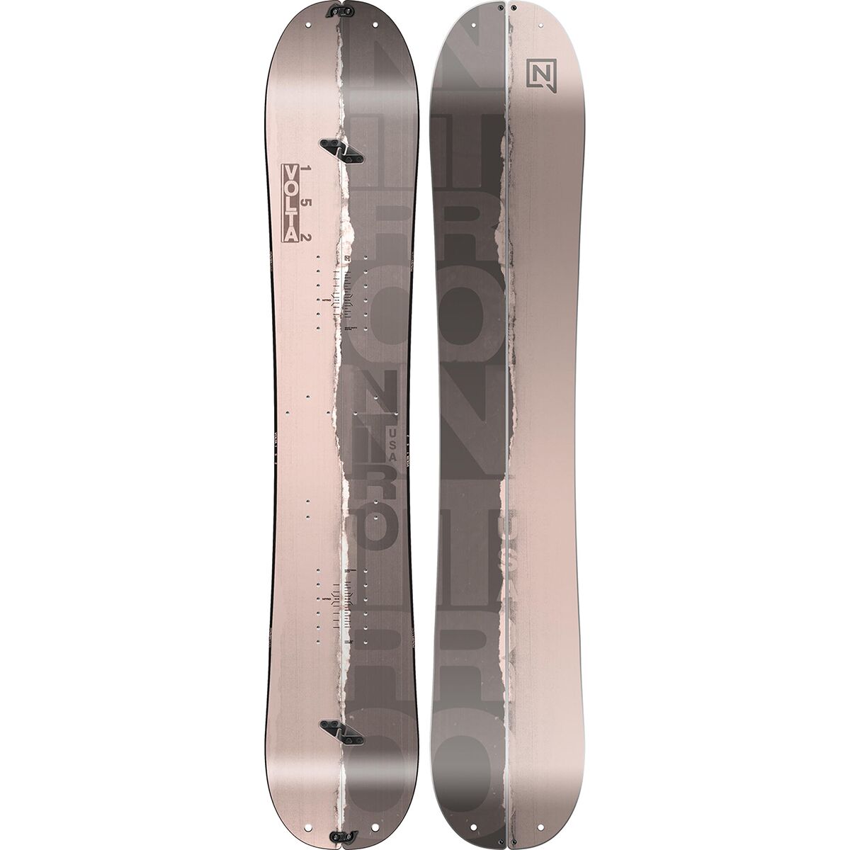 Сноуборд Volta Splitboard 2024 - С прогрессивным дизайном, Cam-Out Camber, Легкий и прочный Nitro