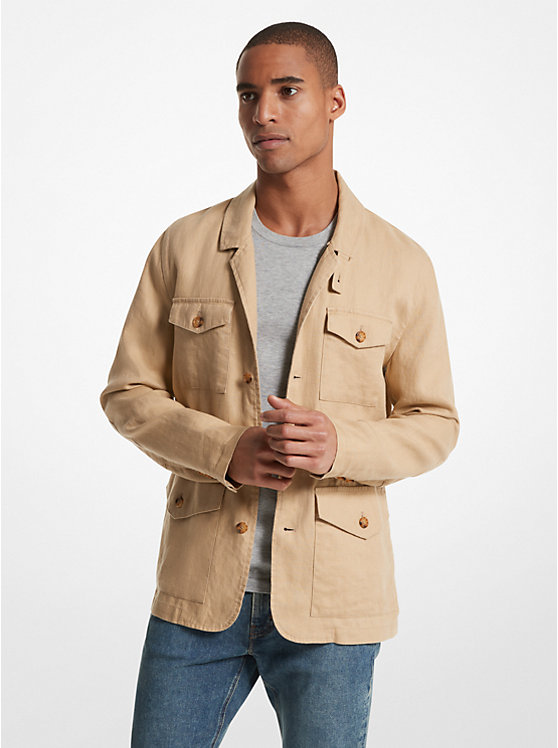 Мужская Куртка Michael Kors Mens Linen Field Michael Kors Mens