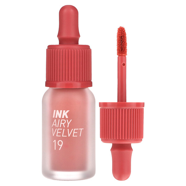 Ink Airy Velvet Lip Tint, оттенок 19 Elf Light Rose, 0,14 унции (4 г) Peripera