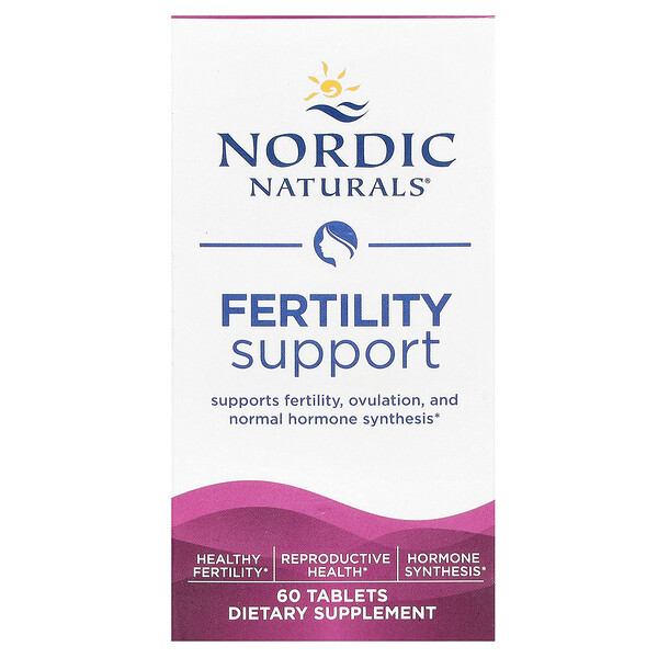 Поддержка фертильности, 60 таблеток Nordic Naturals