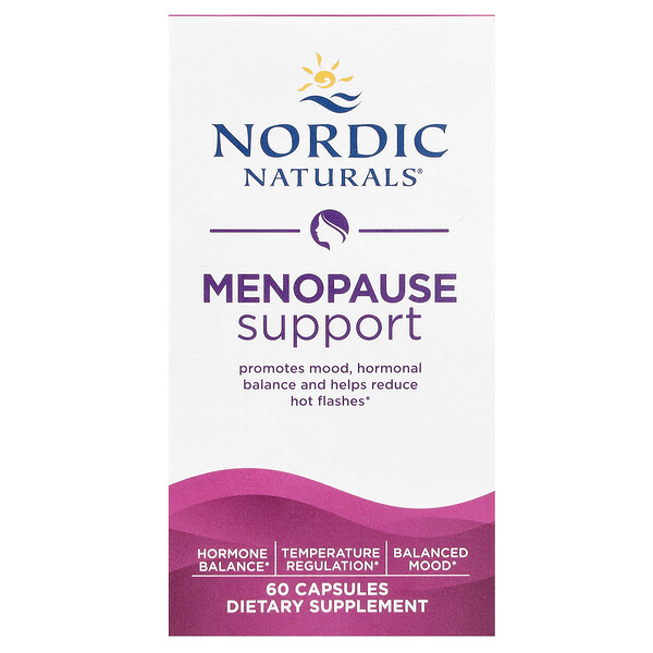 Поддержка при менопаузе, 60 капсул Nordic Naturals