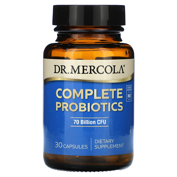 Комплексные пробиотики, 70 миллиардов КОЕ, 30 капсул - Dr. Mercola Dr. Mercola