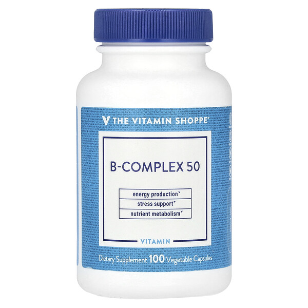B-Complex 50, 100 растительных капсул The Vitamin Shoppe
