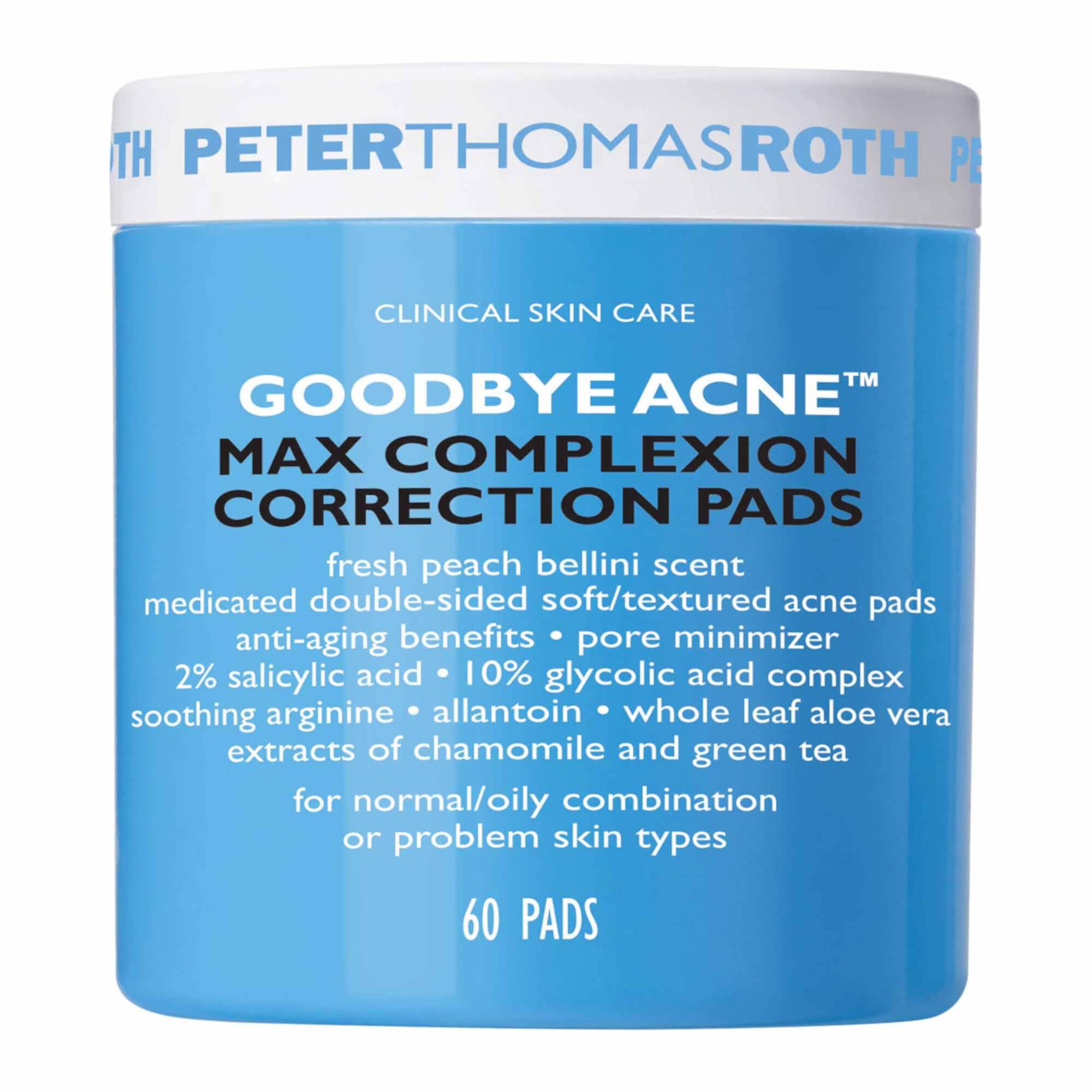 Goodbye Acne™ Max Подушечки для коррекции цвета лица Peter Thomas Roth