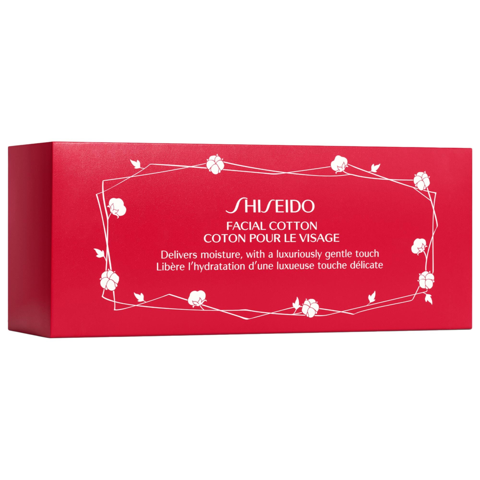 Супермягкий 100% натуральный хлопок для лица Shiseido