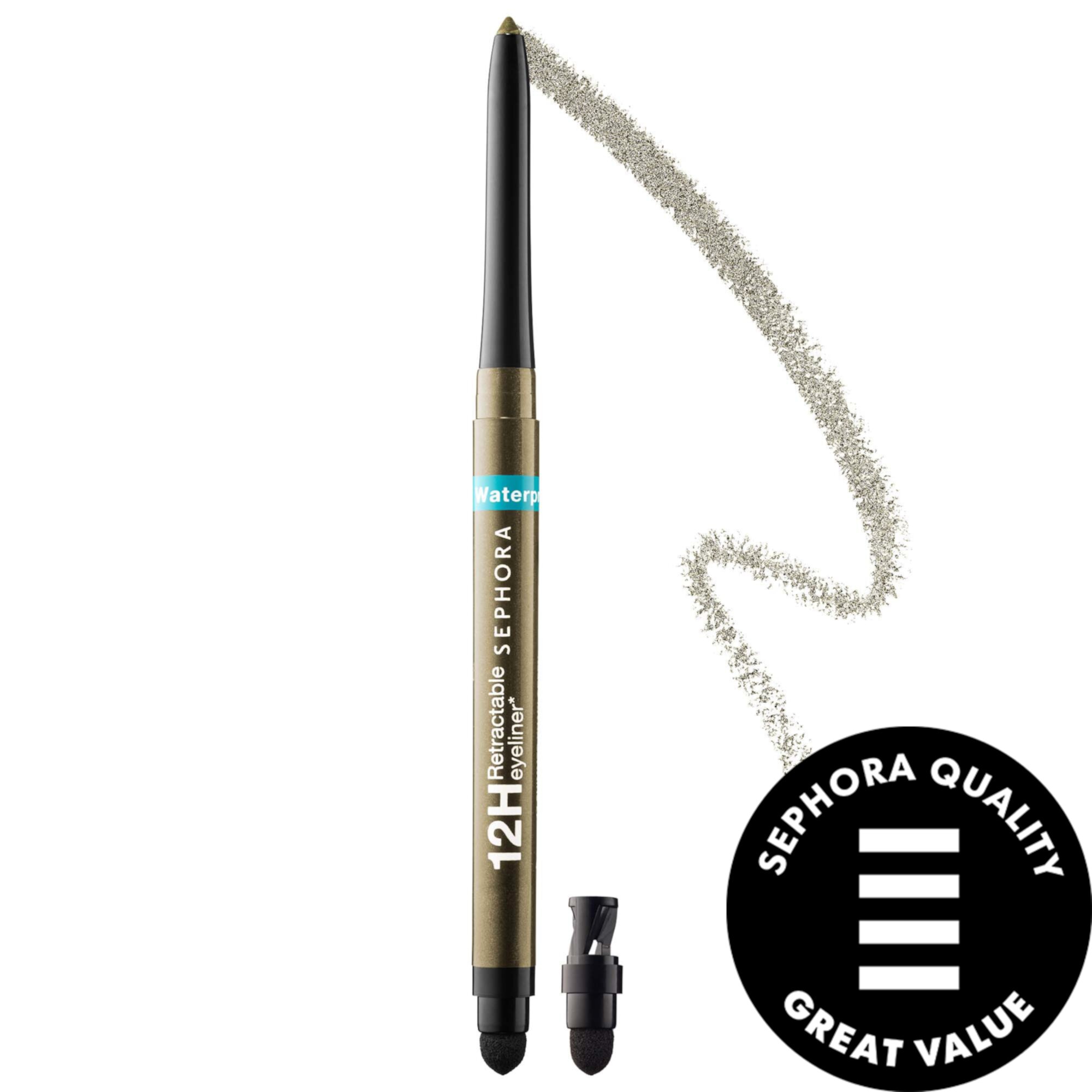 Waterproof 12HR Retractable Eyeliner Pencil Sephora Collection