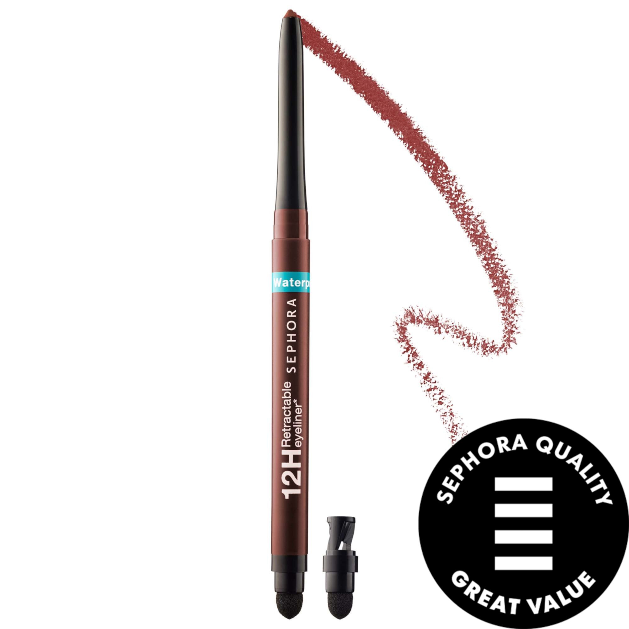 Waterproof 12HR Retractable Eyeliner Pencil Sephora Collection