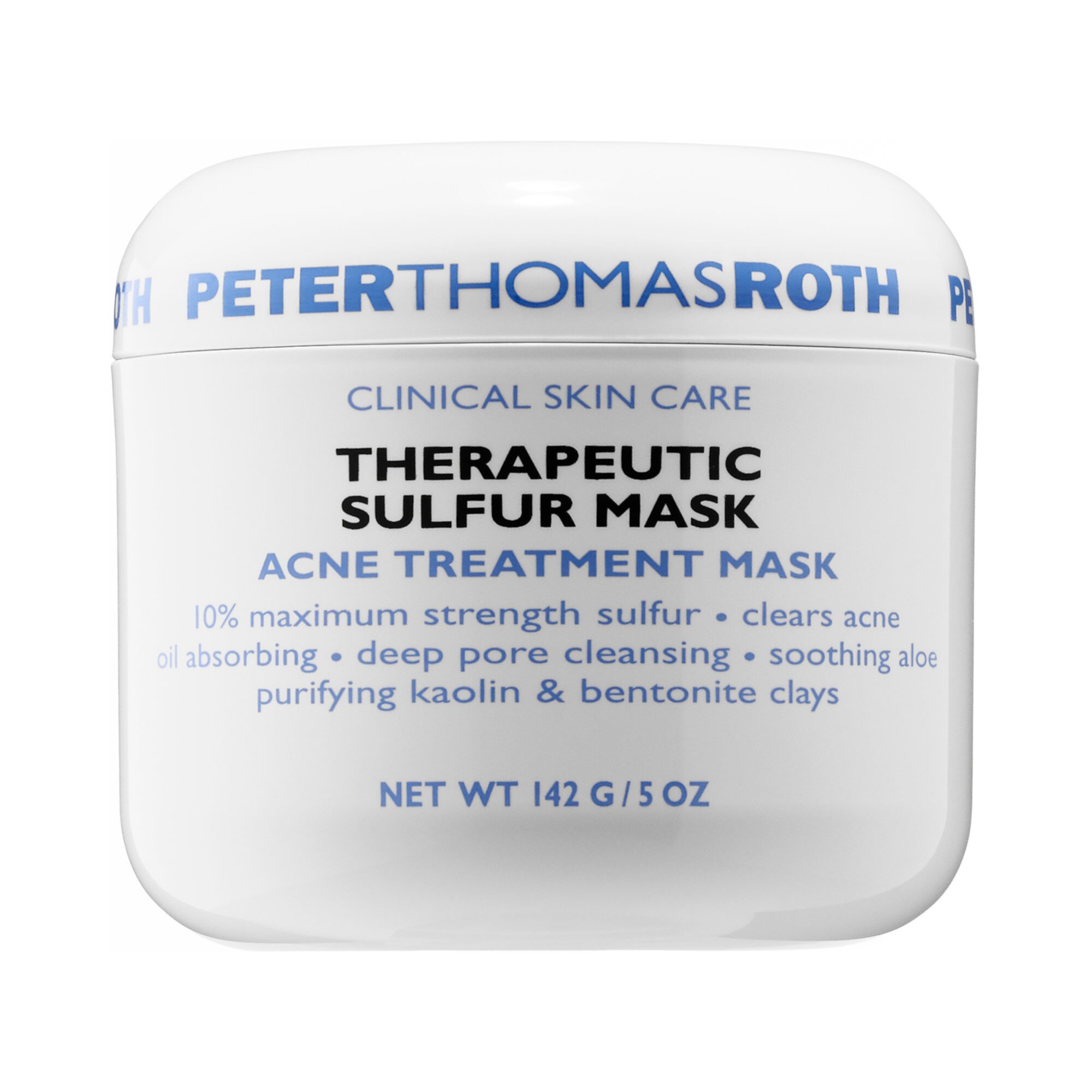 Терапевтическая серная маска для лечения прыщей Peter Thomas Roth