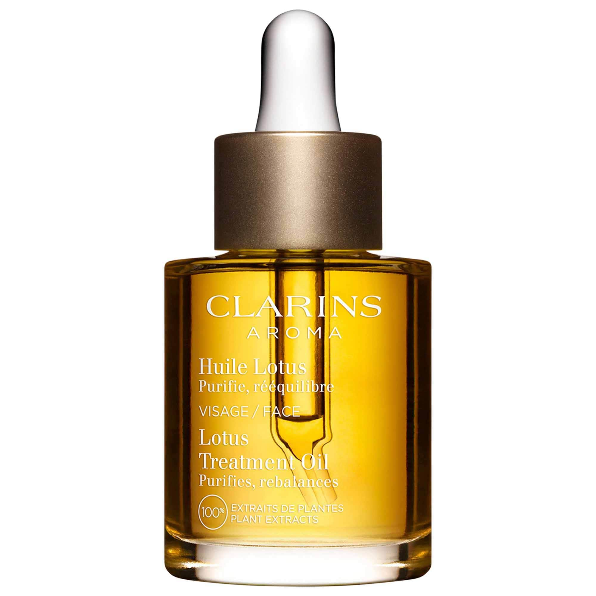 Балансирующее и увлажняющее масло для лица Lotus Clarins