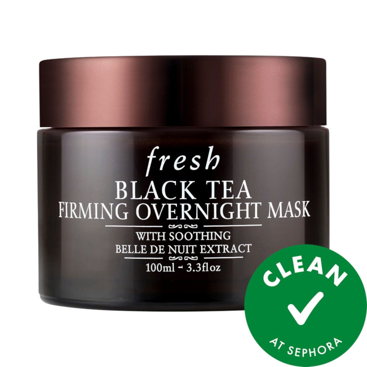 Укрепляющая ночная маска с черным чаем Fresh