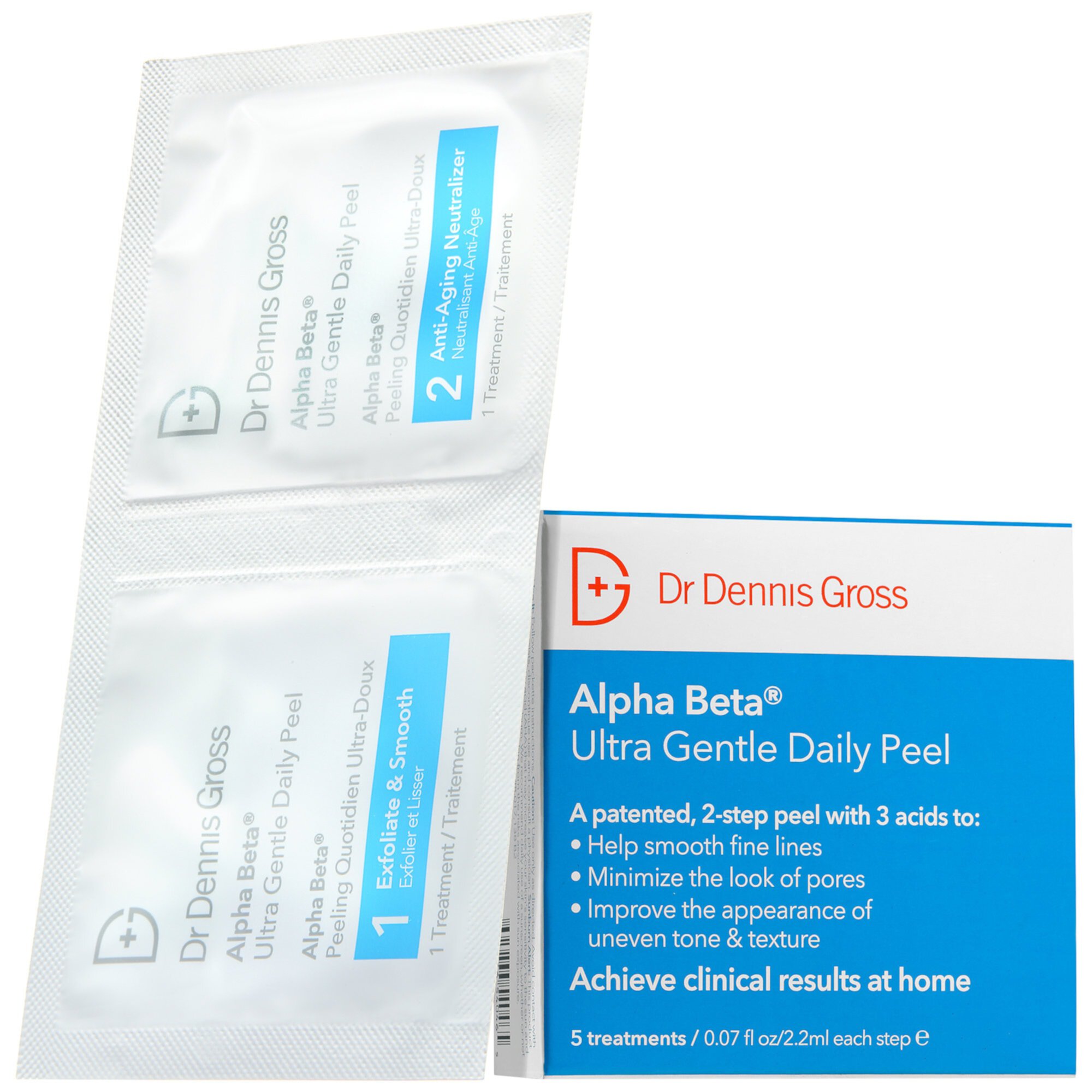 Alpha Beta® Ultra Gentle Daily Peel Pads для чувствительной кожи Dr. Dennis Gross Skincare