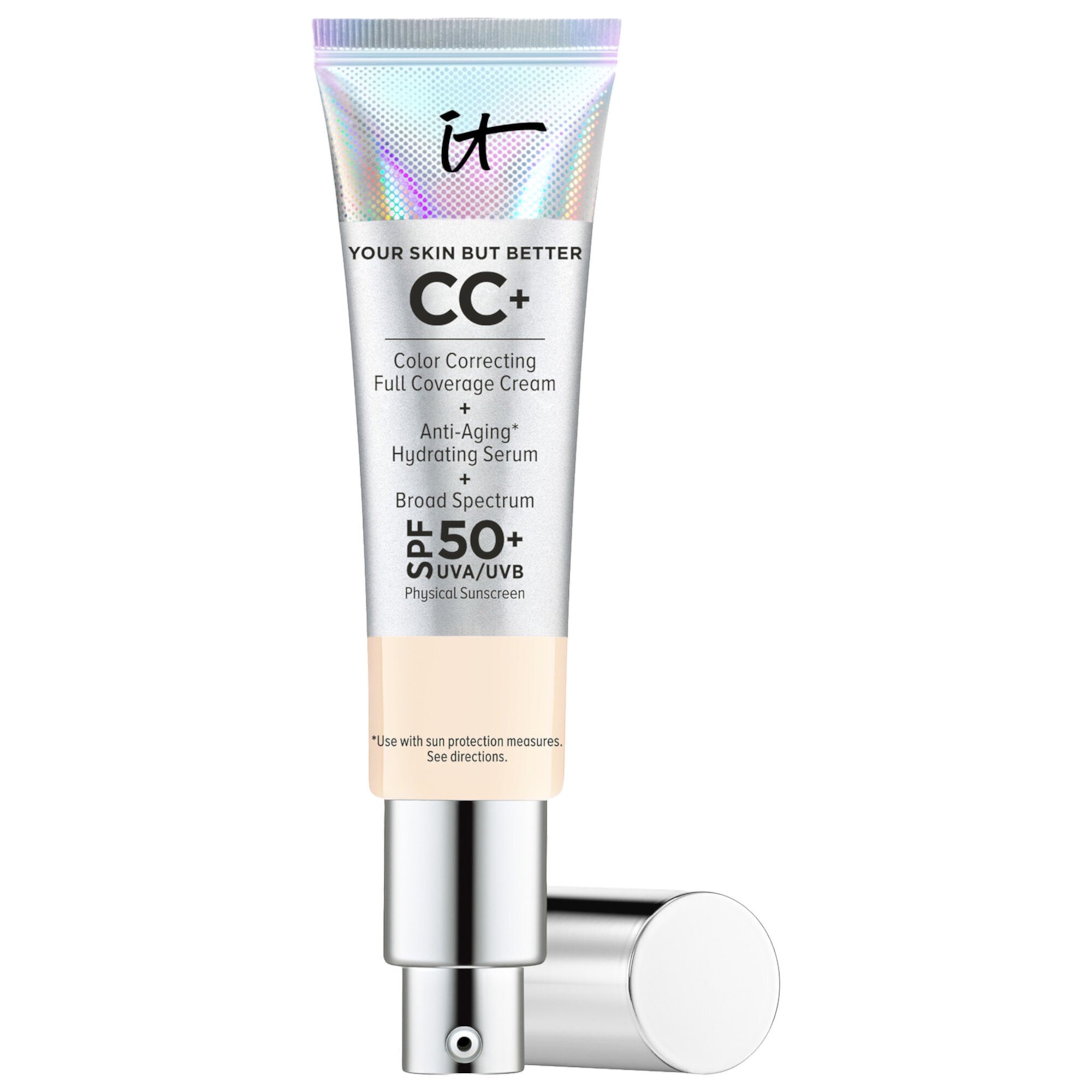 CC+ Cream Тональный корректор цвета с полным покрытием и SPF 50+ IT Cosmetics