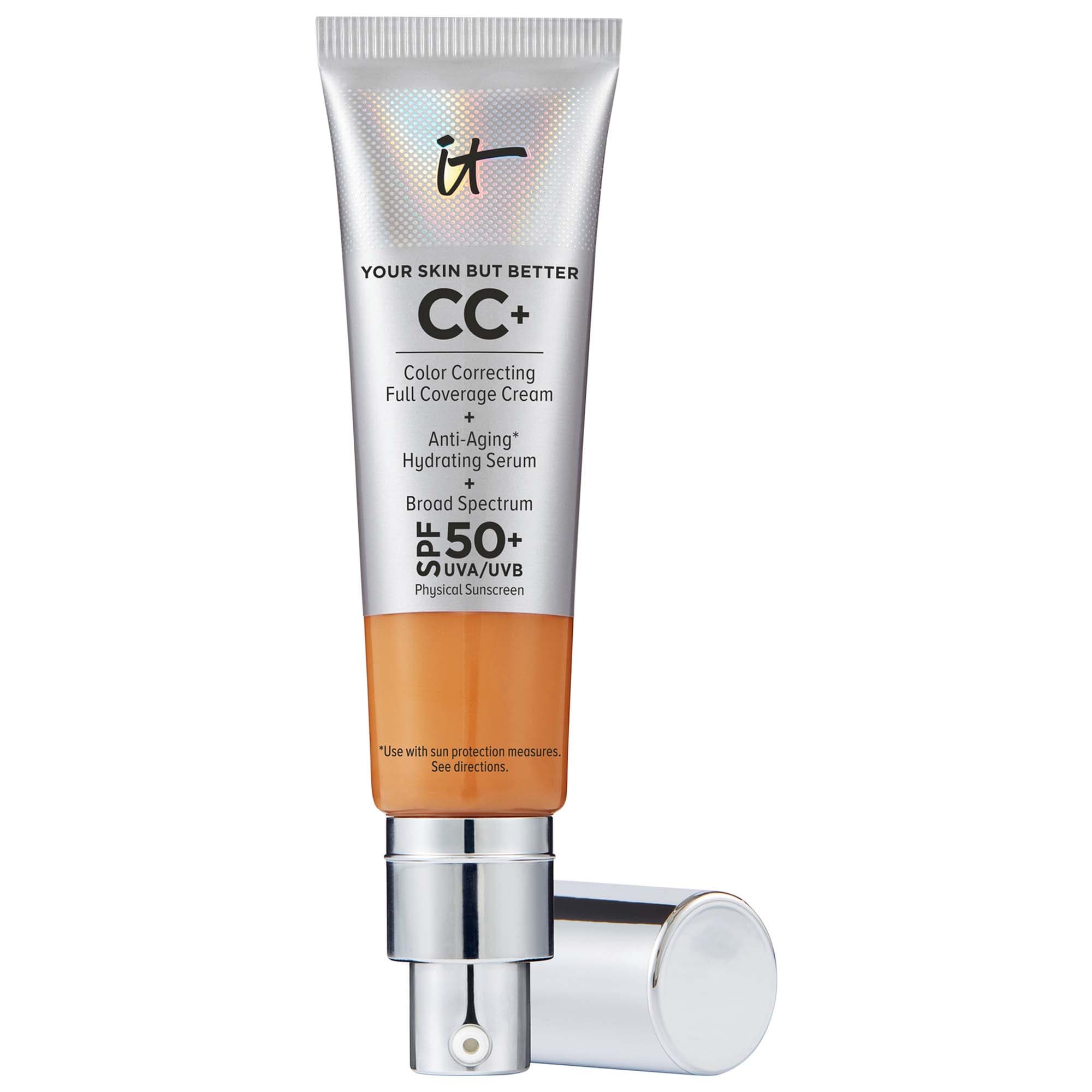 CC+ Cream Тональный корректор цвета с полным покрытием и SPF 50+ IT Cosmetics