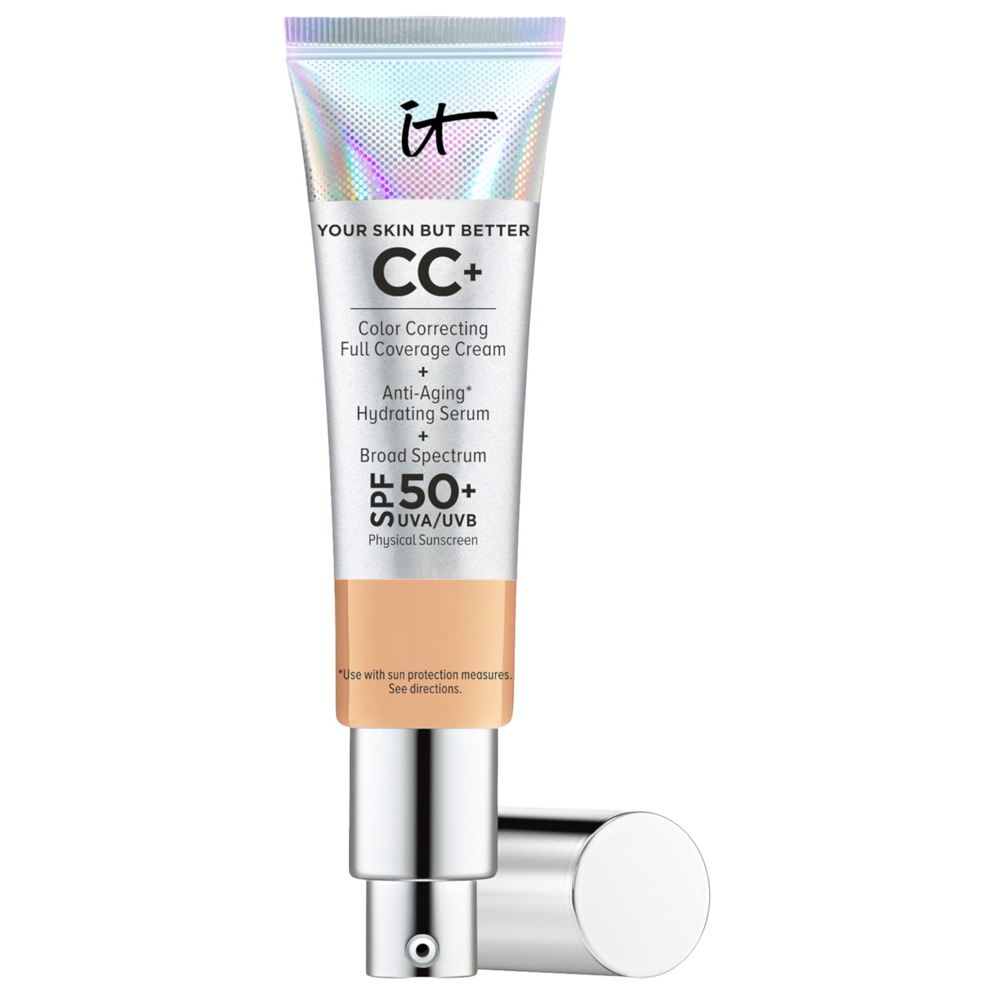 CC+ Cream Тональный корректор цвета с полным покрытием и SPF 50+ IT Cosmetics