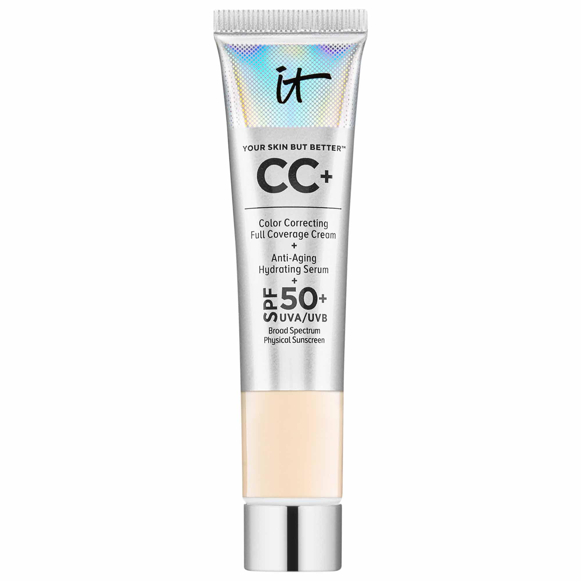 Крем-корректирующая тональная основа Mini CC+ с полным покрытием и SPF 50+ IT Cosmetics