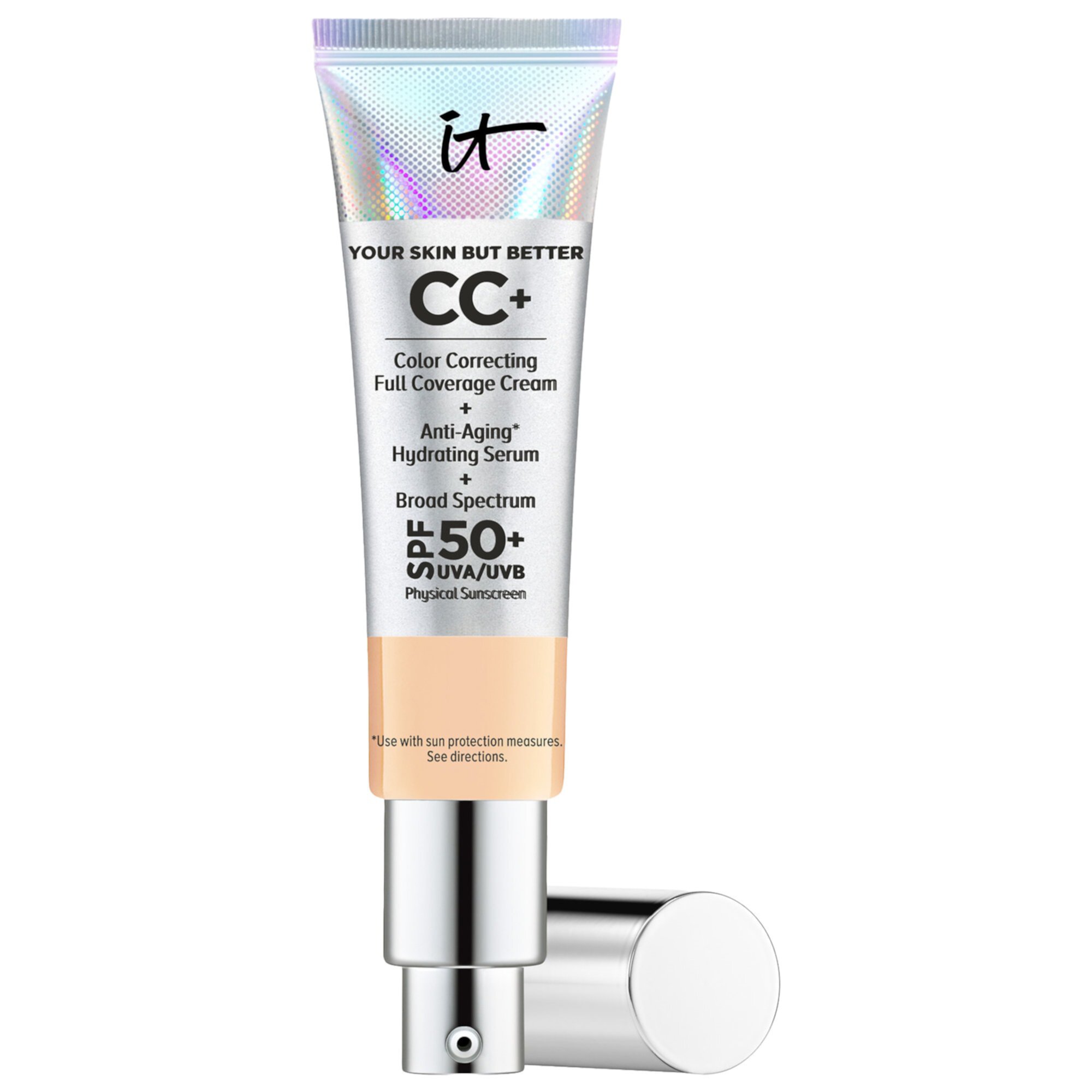 CC+ Cream Тональный корректор цвета с полным покрытием и SPF 50+ IT Cosmetics