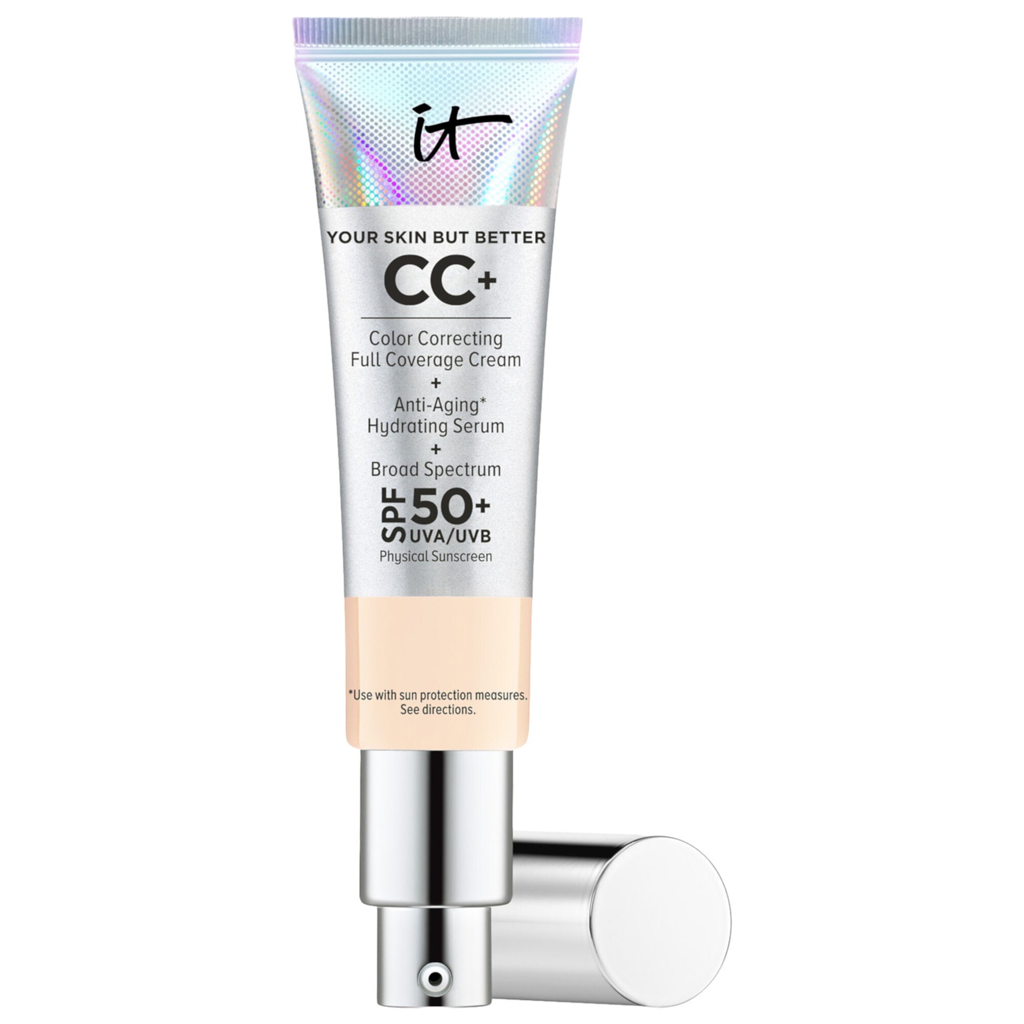 CC+ Cream Тональный корректор цвета с полным покрытием и SPF 50+ IT Cosmetics