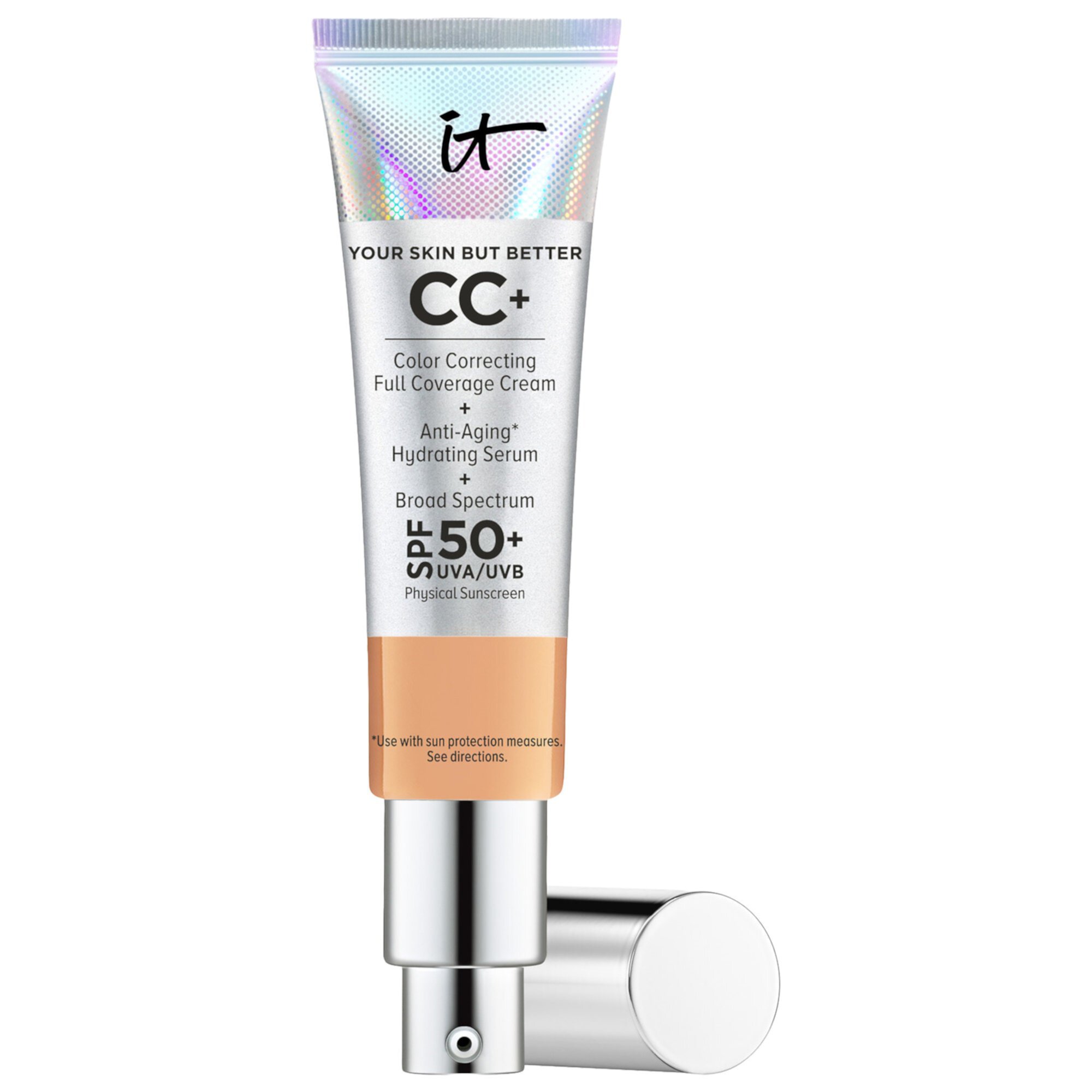 CC+ Cream Тональный корректор цвета с полным покрытием и SPF 50+ IT Cosmetics