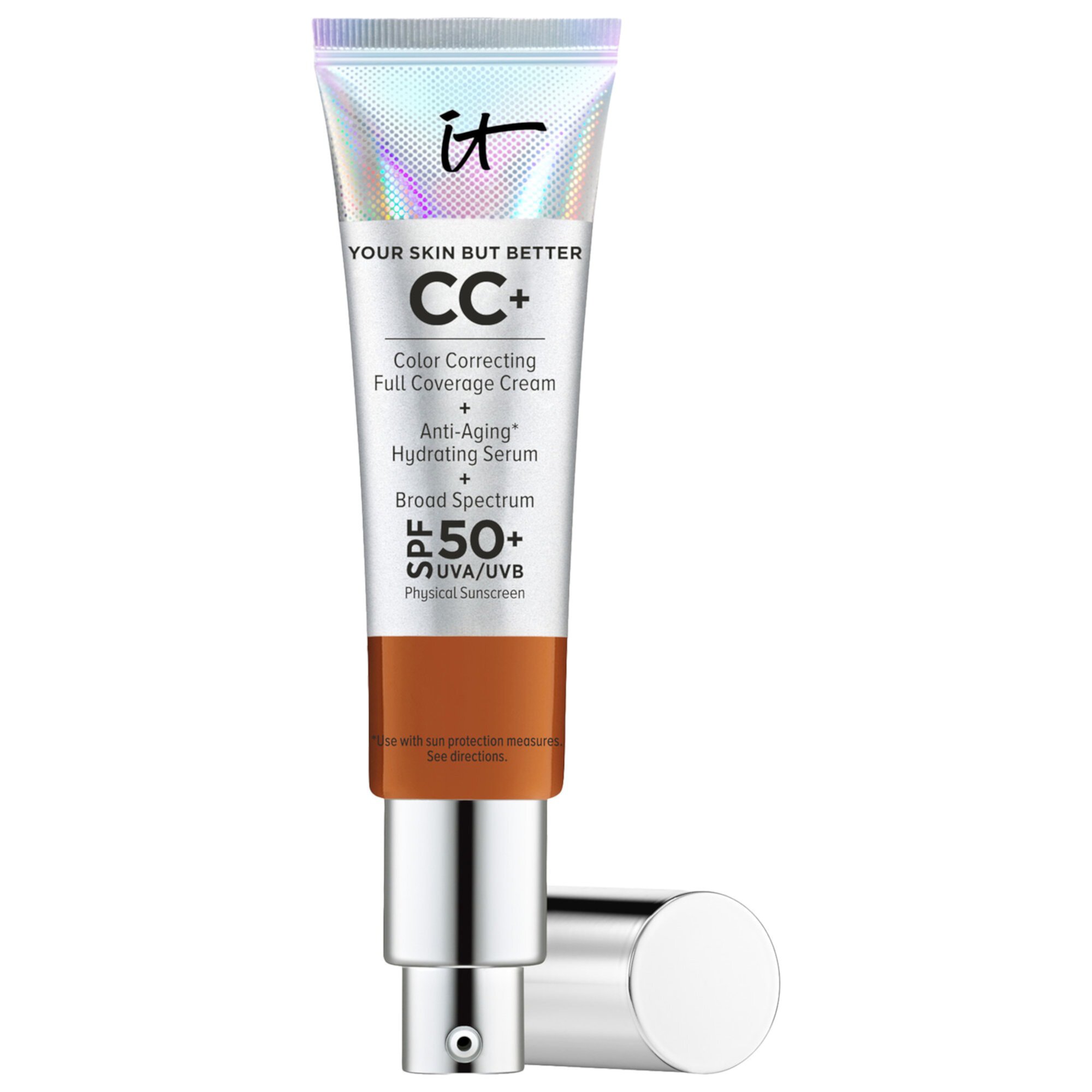 CC+ Cream Тональный корректор цвета с полным покрытием и SPF 50+ IT Cosmetics