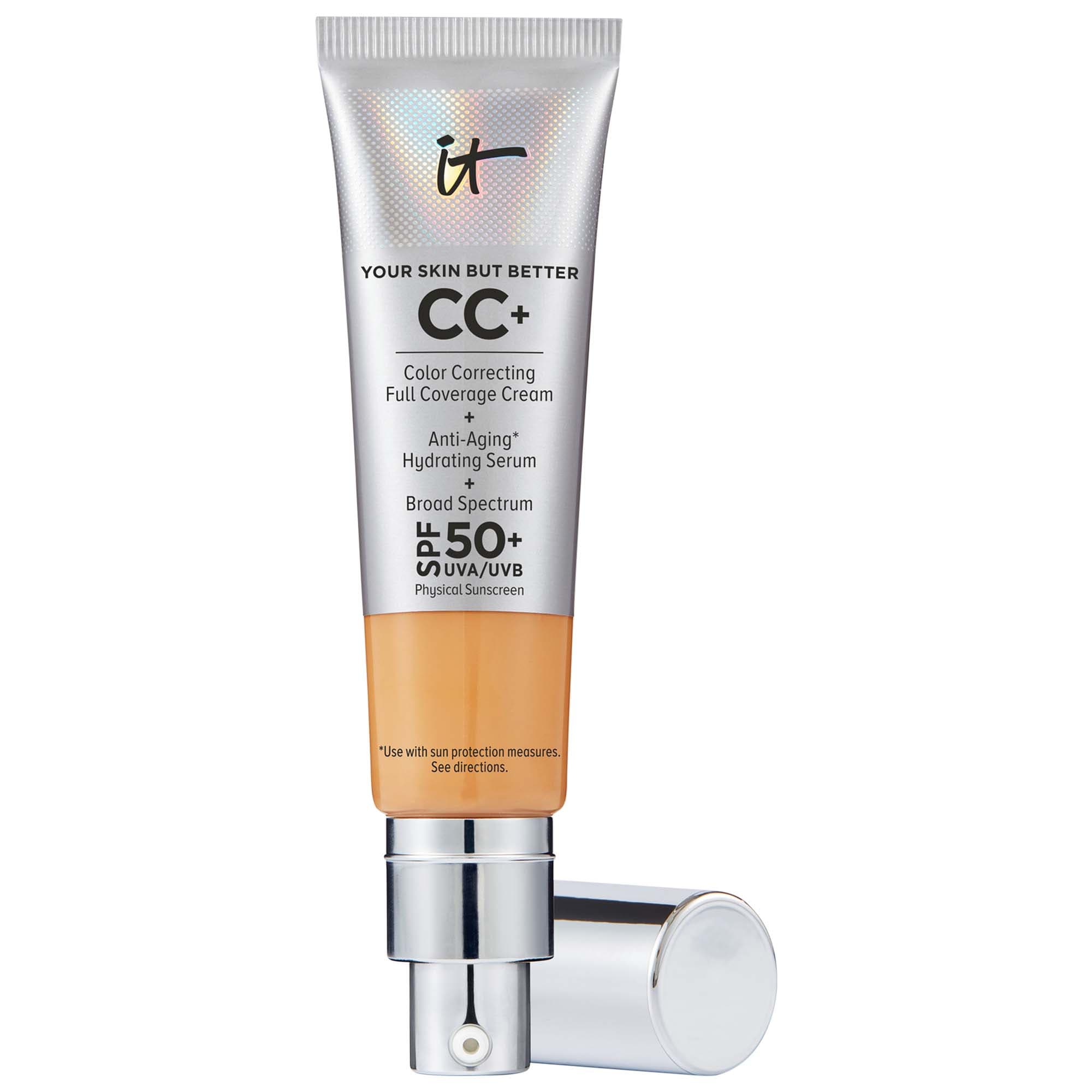 CC+ Cream Тональный корректор цвета с полным покрытием и SPF 50+ IT Cosmetics