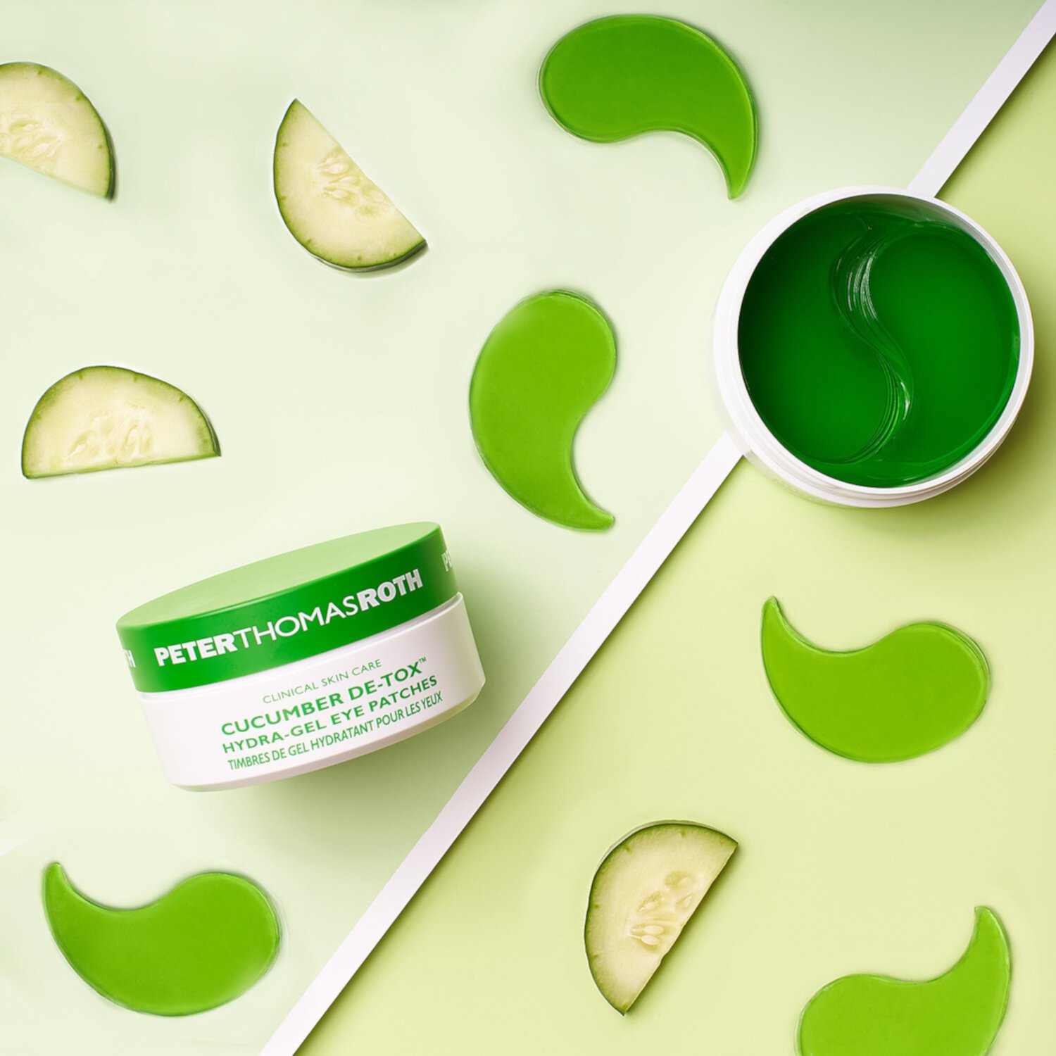 Гидра-гелевые патчи для глаз Cucumber De-Tox™ Peter Thomas Roth