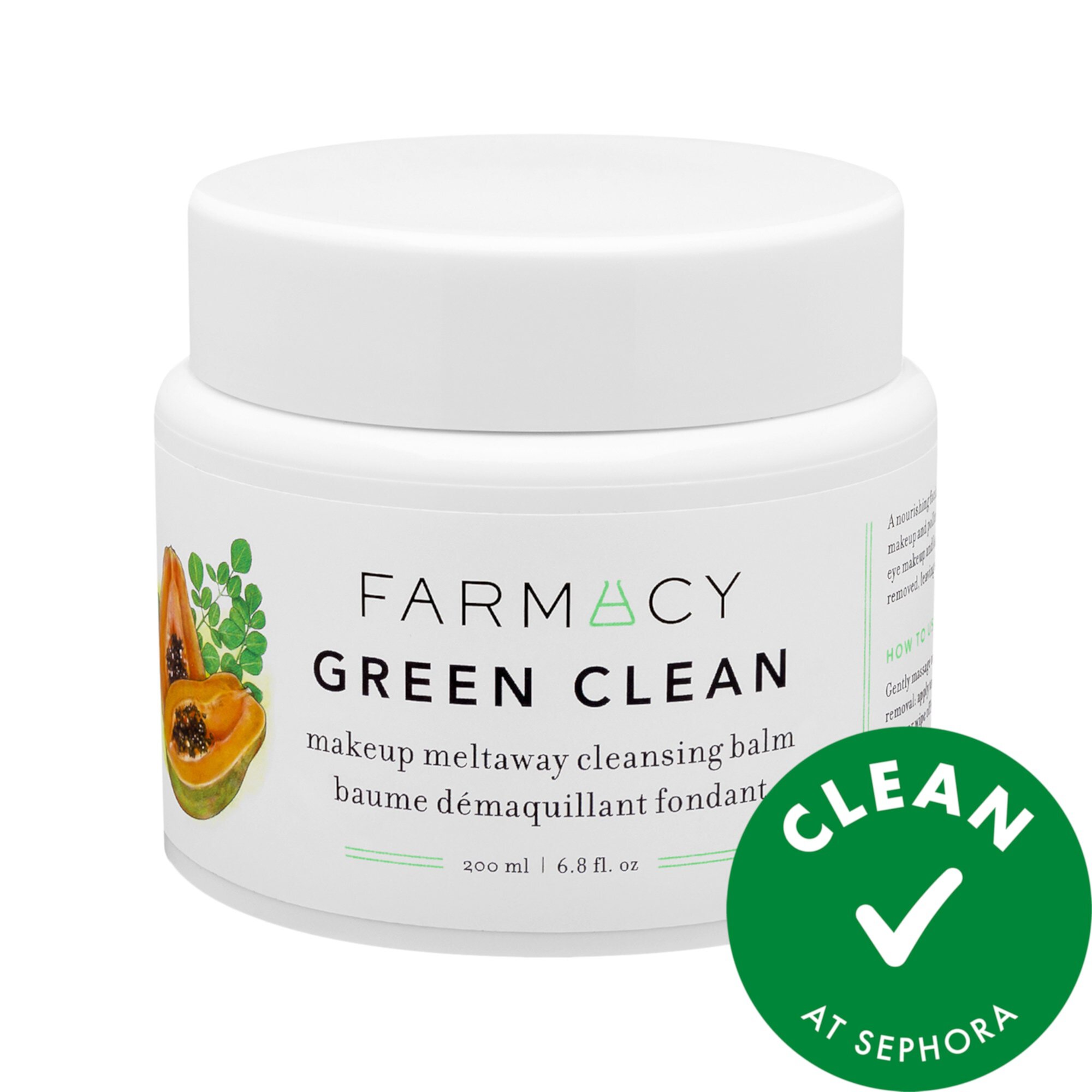 Green Clean Makeup Meltaway Очищающий бальзам, ограниченная серия Jumbo Farmacy