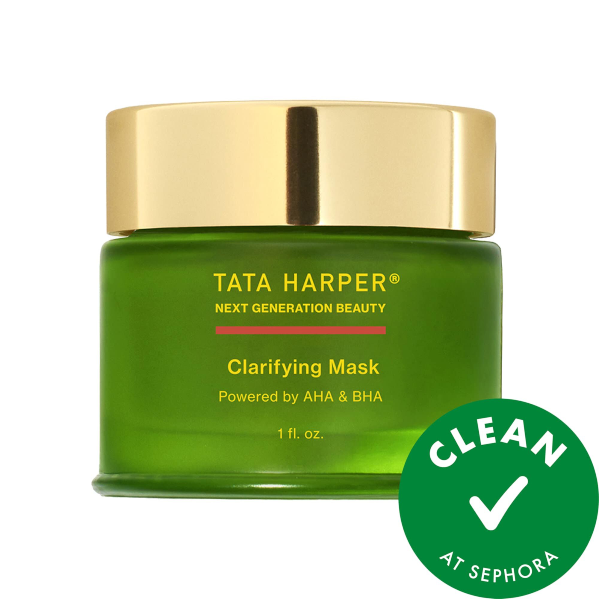 Осветляющая поровая маска AHA + BHA с салициловой кислотой от покраснений Tata Harper
