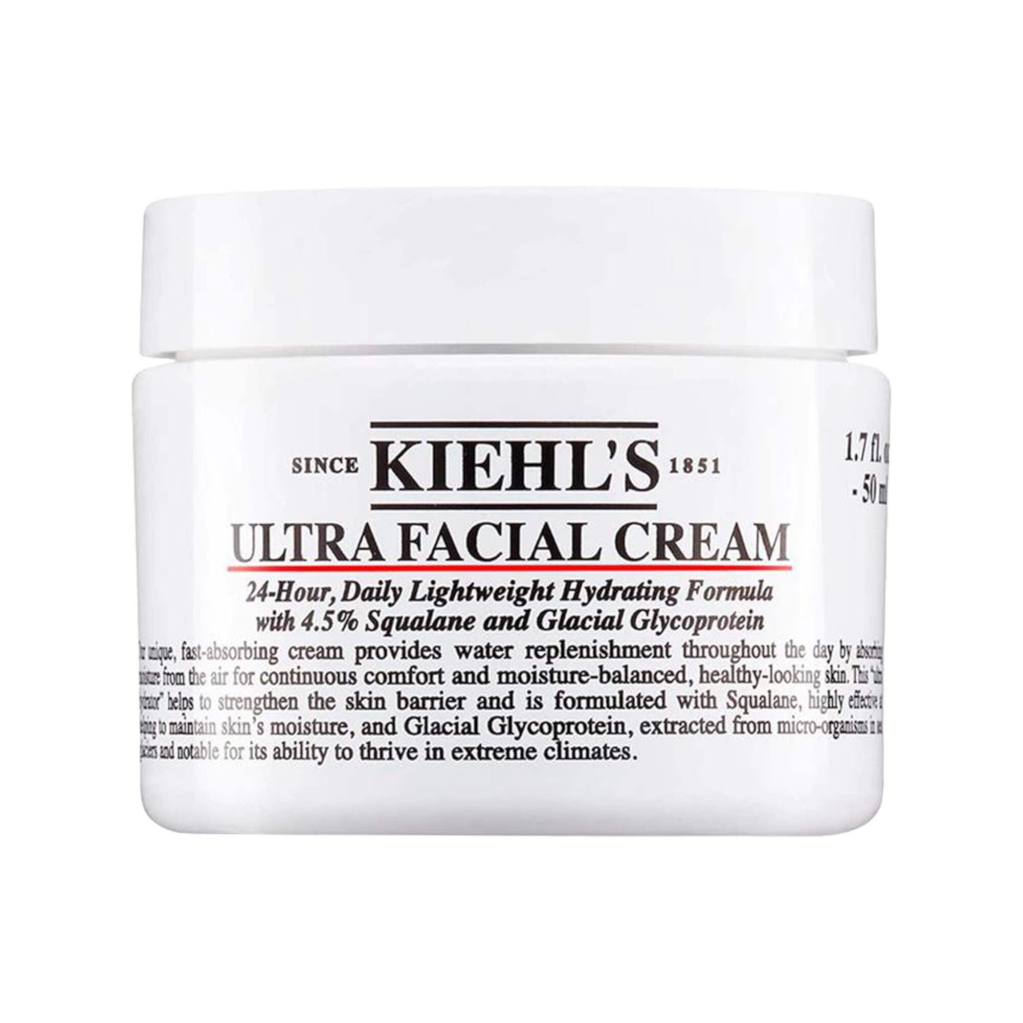 Ультра-многоразовый увлажняющий крем для лица со скваланом Kiehl's Since 1851