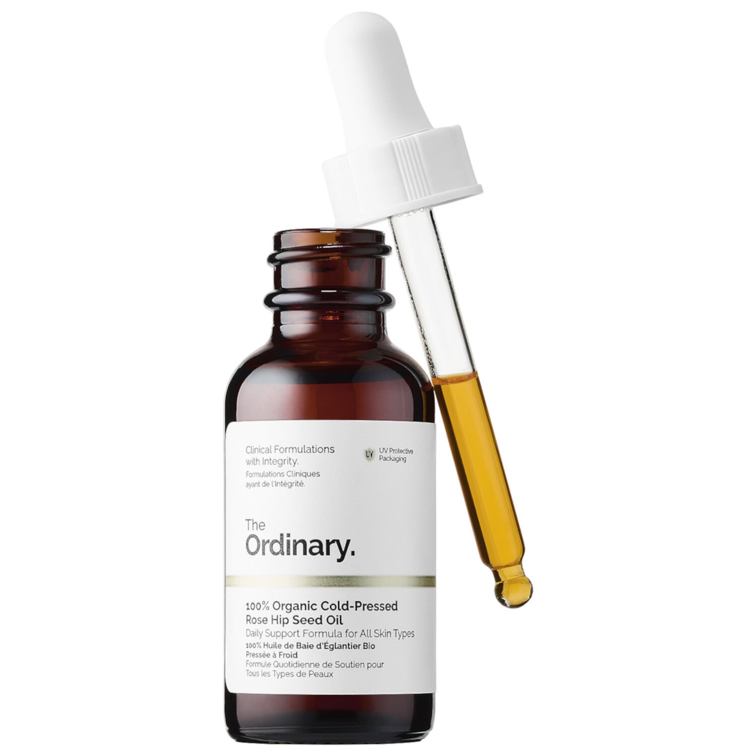 100% органическое масло семян шиповника холодного отжима The Ordinary