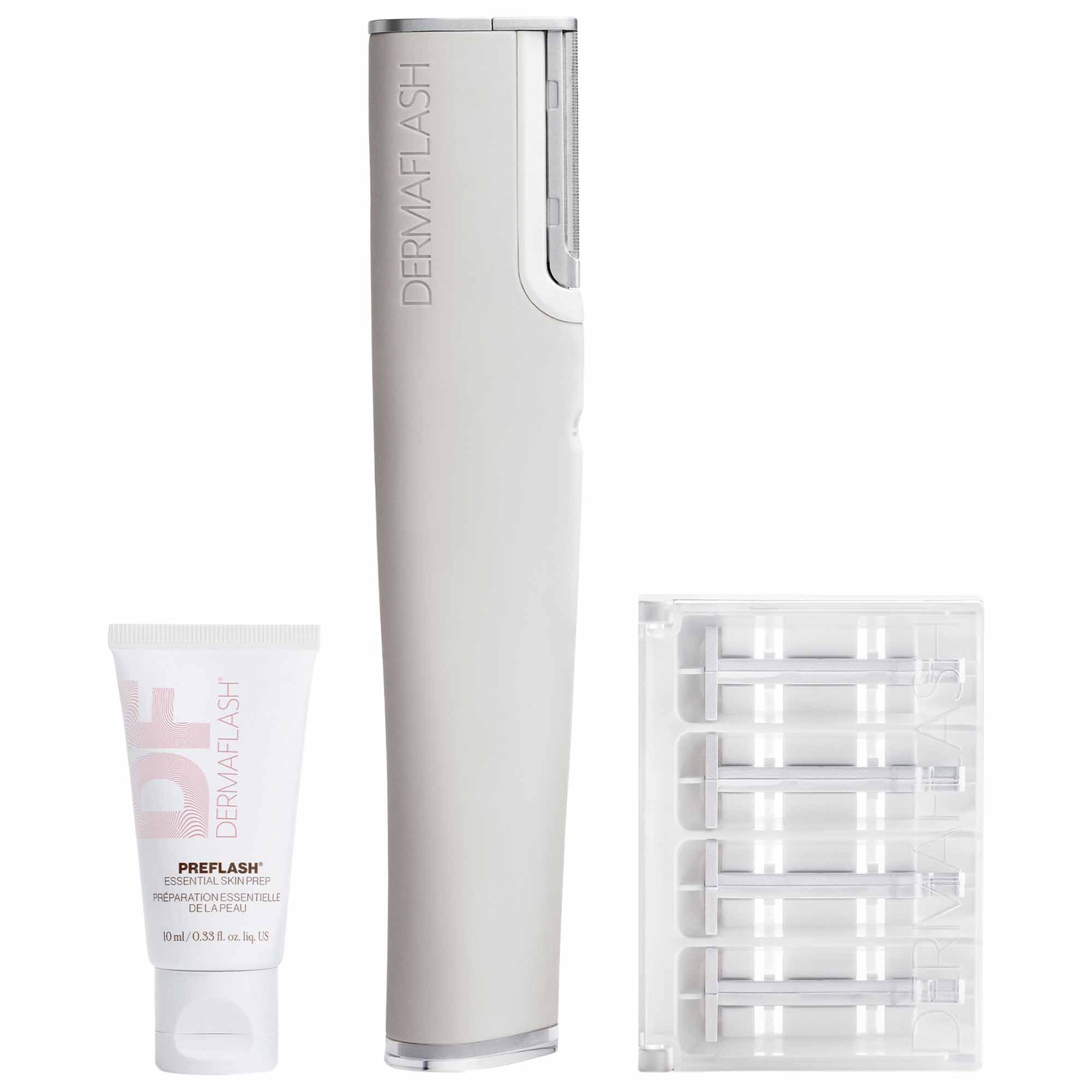 LUXE+ Advanced Sonic Dermaplaning + Peach Fuzz Removal DERMAFLASH