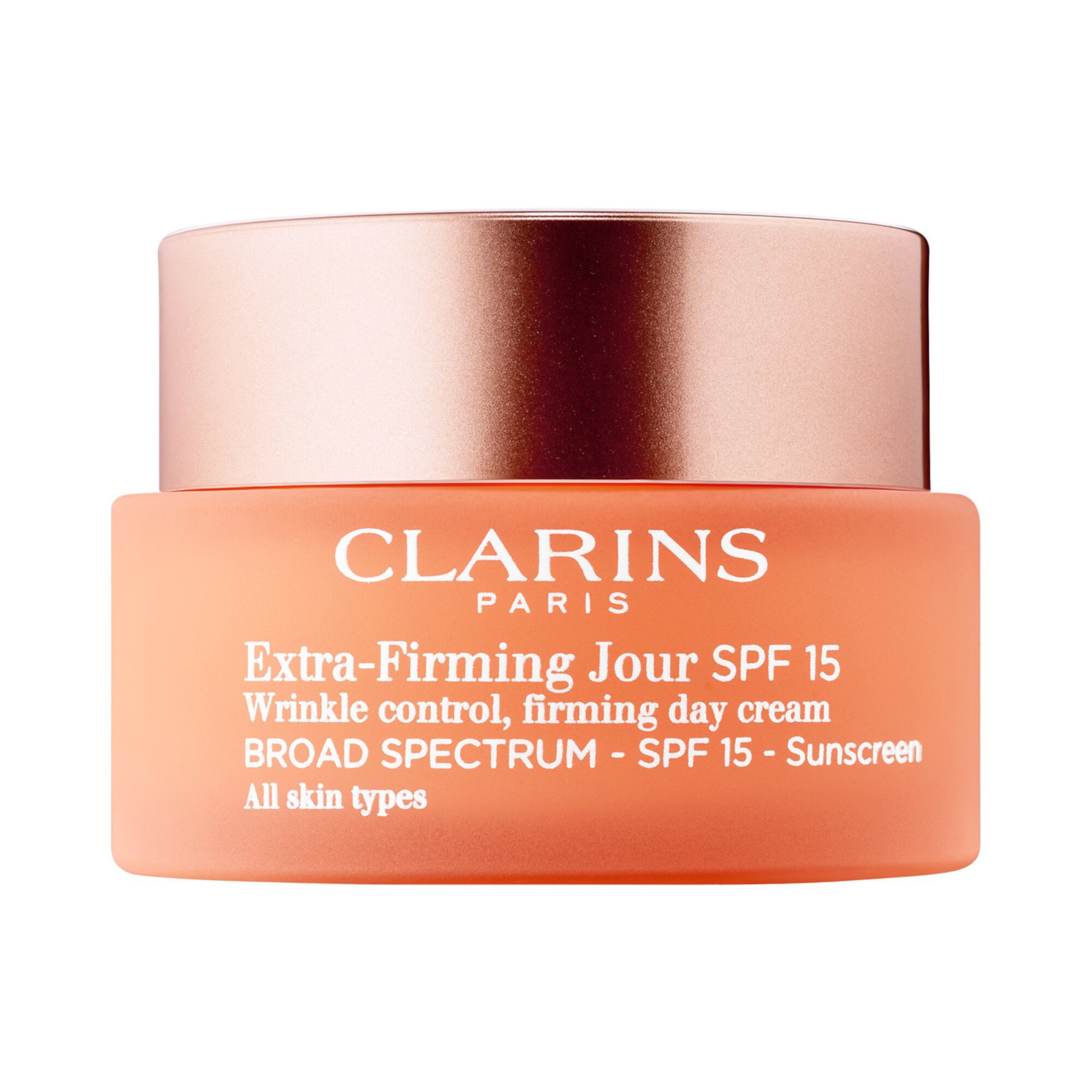 Увлажняющий дневной крем с эффектом подтяжки и SPF 15 для всех типов кожи Clarins